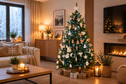 Jul korkdekorationer till granen