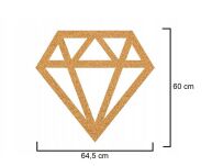 Diamant Kork Klistermärke - 4
