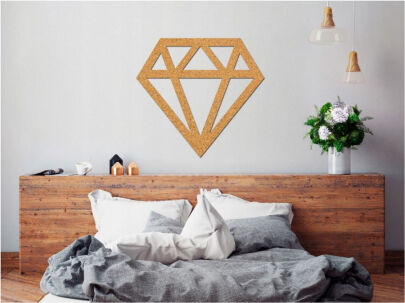 Diamant Kork Klistermärke