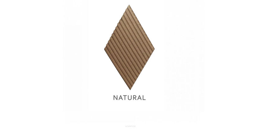 3D vägg korkpaneler Stripe-Naturlig