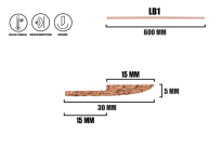 Dekorationslist LB-1 - 2